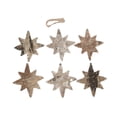 thumbnail image 3 of 6 piezas de decoración navideña de madera para fiestas, accesorios decorativos para fotos de puertas. Estrella octogonal, 3 of 9