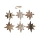 thumbnail image 3 of 6 piezas de adornos navideños de madera para fiestas, accesorios fotográficos para interiores Estrella octogonal, 3 of 9