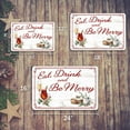 thumbnail image 3 of Eat Drink & Be Merry Sign Farmhouse Christmas Décor Decorations Wall Art Winter Décor Home 12x18 112180097014, 3 of 3