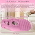thumbnail image 3 of Aorsher Inflatable Pregnancy Pillow with Electric Air Pump, Full Body Maternity Pillow with Belly Hole for Side & Prone Sleeping, Portable Pregnancy Must Haves, Comfortable Airbed for Pregnant Women, 3 of 10