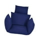 thumbnail image 2 of Cojín para silla de huevo Cojín de asiento Cómodo de instalar Accesorios Almohadilla para silla para Azul marino, 2 of 9
