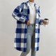 thumbnail image 5 of Chaquetas y abrigos casuales sin capucha de manga larga para mujer, cárdigan recto de otoño e invierno, abrigo con bolsillos y botones., 5 of 5