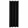 thumbnail image 2 of FEOLGEHLY 1 Pack Outdoor Indoor Blackout Curtains Waterproof, 59x63 Inch Length Polyester Top Grommet, Solid Room Darkening Curtain for Patio Bedroom Living Room Home Decor, 2 of 6