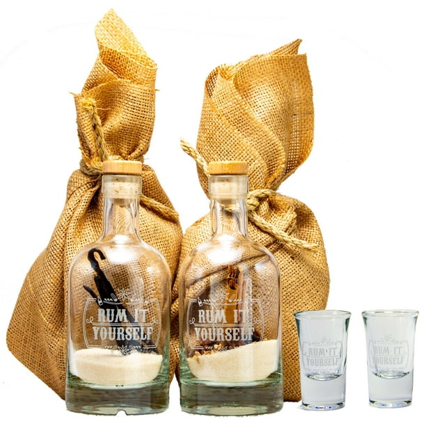 Spiced Rums (Vanilla, Spices) With Shot Glasses Included Preparations