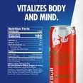 thumbnail image 4 of Red Bull Red Edition Energy Drink, Watermelon, 114mg Caffeine, 12 fl. oz., Pack of 4 Cans, 4 of 18