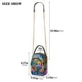 thumbnail image 2 of FORMRS Crossbody Bag for Women Quilted Travel Shoulder Cell Phone Purse with Chain Strap Handbag, Art Plants, 2 of 7