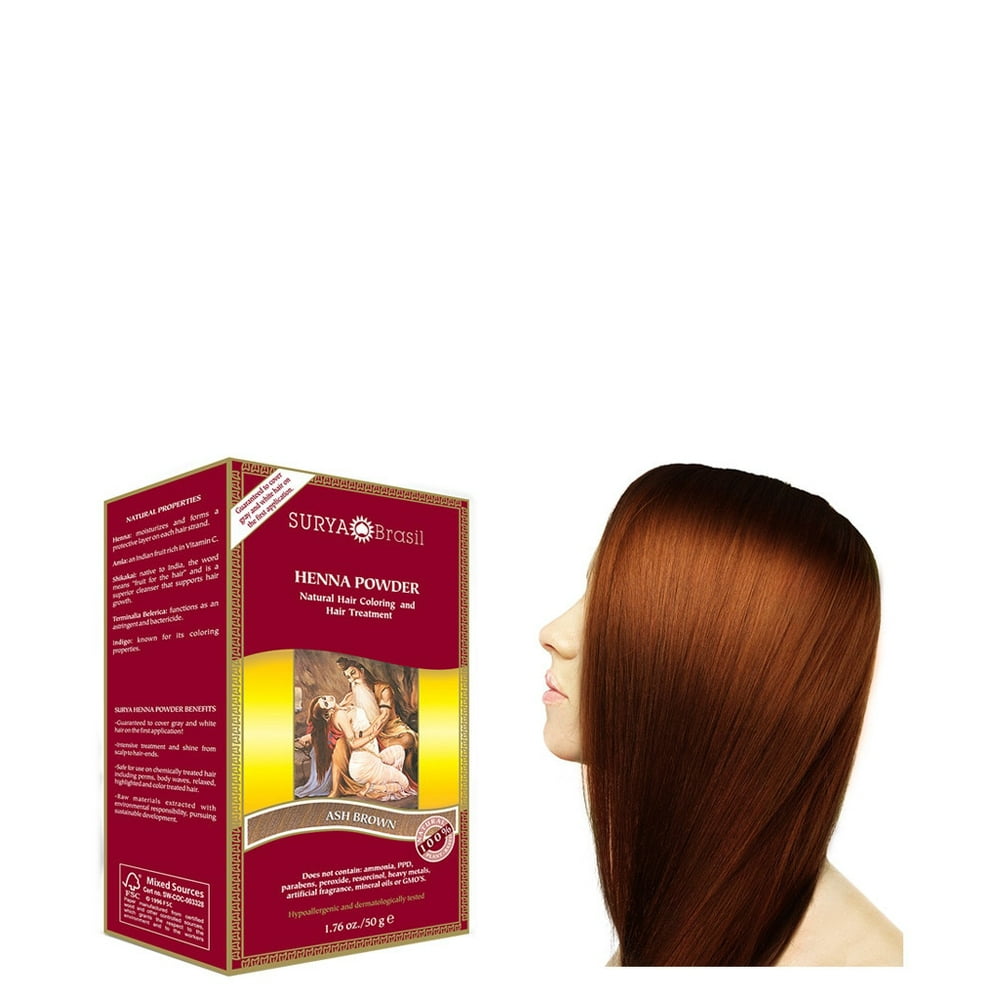 Surya Brasil Henna Powder (Color Ash Brown)