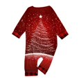 thumbnail image 5 of Onlypjs Family Matching Christmas Pajamas for Men, Women and Couples – Red Holiday Tree Glow Long Sleeve Top and Red Plaid Pants, 5 of 5
