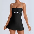 thumbnail image 2 of Women's Sleeveless Yoga Dress with Built-in Bra - Fitness/Casual, Polyester, S-L, 2 of 8
