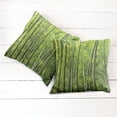 thumbnail image 2 of Ambesonne Green Throw Pillow Cover 2 Pack, Exotic Tropical Asian Leaf, 18", Green, 2 of 6