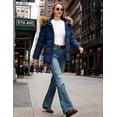 thumbnail image 4 of WenVen Women's Winter Coat Insulated Puffer Jacket Warm Snow Parka with Windproof Hood Navy 2XL, 4 of 13