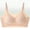 c01Yellow, variant on Wirefree Seamless Bra For Women Adjustable Strap Deep V Bralette Summer Thin Comfort Bra Padded Push Up Everyday Bra Blue L