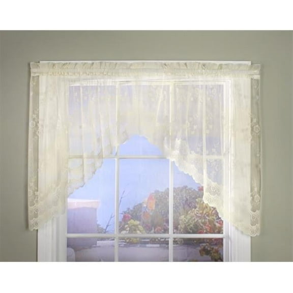 Habitat Mona Lisa Tailored Lace Swag Valance