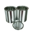 thumbnail image 3 of VERDANVERSE 6Pcs Airtight Paint Containers For Home Use Iron Round Silver 0.3L, 3 of 8