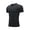 Black#02, variant on Yeaiivve Compression Shirts for Men Shapewear Undershirt Abs Abdomen Slim Short Sleeve Body Shaper Gray,L