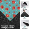 thumbnail image 3 of Pioneer Flower Floral Print Pattern Kitchen Rugs Sets Of 3,Kitchen Runner Rugs Non Skid Washable,Decorative Kitchen Floor Mats for Kitchen,Sink,Laundry,17X30 Inch + 17X47 Inch + 17X59 Inch, 3 of 6