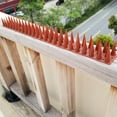 thumbnail image 1 of Bird Spikes Deterrent, Plastic Bird Spikes for Small Birds Squirrels Raccoons, Anti Bird Spikes for Roof Fence Railing, Outdoor Defender to Keep Birds Away, Red, 1 of 2