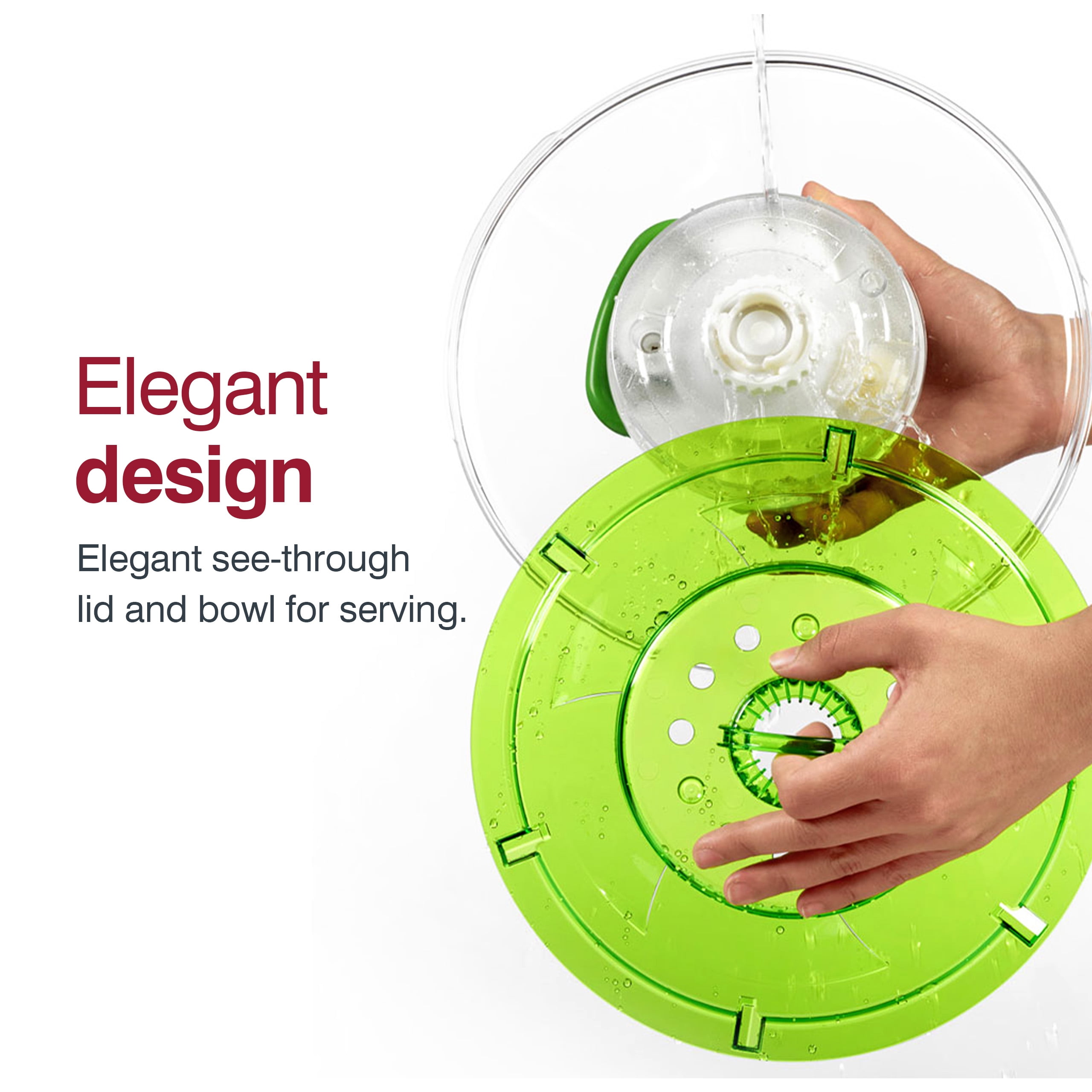 Zyliss Large Green Salad Spinner - Shop Utensils & Gadgets at H-E-B