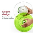 thumbnail image 5 of Zyliss Easy Spin Salad Spinner with Quick Drying Veggie Serving Bowl & Pull Handle , 4-6 Servings, Green, 5 of 7