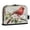Beautiful Red Bird, variant on Standing Pencil Case with Base Large Capacity Stationery Pouch Pen Bag with Zipper for Women Men Purple Sky and Black Cat
