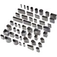 thumbnail image 1 of 52 piezas de herramientas de corte de cuero DIY Kit de cortador de punzón manual para teléfono celular Xemadio YQ-1056, 1 of 6