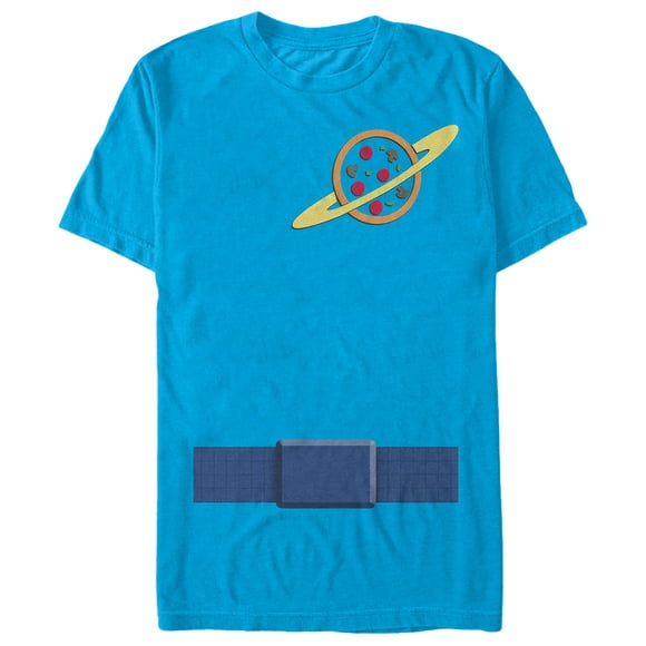 T-Shirt Déguisement Toy Story Pizza Planet Homme - Turquoise - Grand