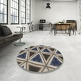 thumbnail image 3 of Ahgly Company Indoor Rectangle Patterned Tan Brown Novelty Area Rugs, 7' x 9', 3 of 6