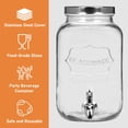 thumbnail image 3 of Dispensador de bebidas Moretoes Glass de 3,8 L, paquete de 2 con soporte, 3 of 8