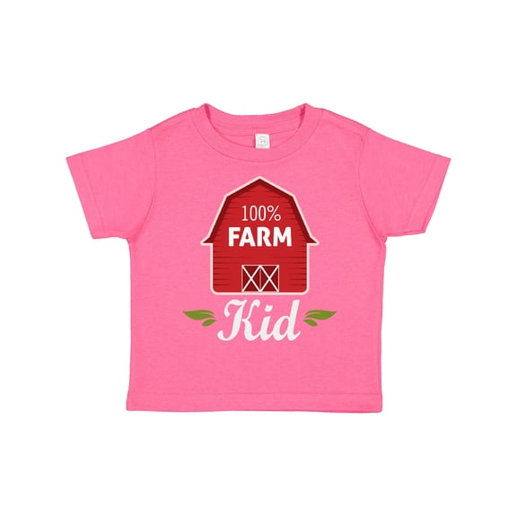 Inktastic 100 Percent Farm Kid Boys or Girls Toddler T-Shirt
