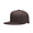 Brown, variant on Snapback Adjustable Men's and Women Solid Plain Flat Brim Hat Baseball Cap Hip Hop Style (Navy)