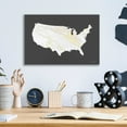 thumbnail image 3 of Epic Art 'Marble Gold USA Map' by Seven Trees Design, Acrylic Glass Wall Art, 16"x12", 3 of 3