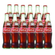 Mexican Coke Authentic Real Cane Sugar Sweetened 12/12 fl. oz. (355ml) Glass Bottle Case (12-Pack)