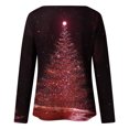 thumbnail image 5 of Qertyioot Chandail en Molleton de Noël pour Femmes, Manches Longues, Col Rond, Mode Décontractée, 5 of 5