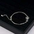 thumbnail image 4 of Blooming Flower Bracelet, 925 Sterling Silver, Flower Silver Bracelet for Women and Girls L, Chariot Jewelry, 4 of 5