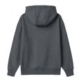 thumbnail image 4 of Delconic Womens Fleece Lined Zip Up Hoodie Long Sleeve Drawstring Hooded Sweatshirt Loose Fit Casual Jacket Outerwear Dark Gray L, 4 of 5