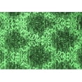 thumbnail image 1 of Ahgly Company Indoor Rectangle Abstract Emerald Green Contemporary Area Rugs, 2' x 3', 1 of 4