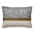 thumbnail image 2 of Creative Products Gray and Linen Stripe 14x20 Spun Poly Pillow, 2 of 3