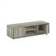 thumbnail image 4 of Modern TV Stand 55 Inch, Sleek Entertainment Center, French Oak Finish, 4 of 6