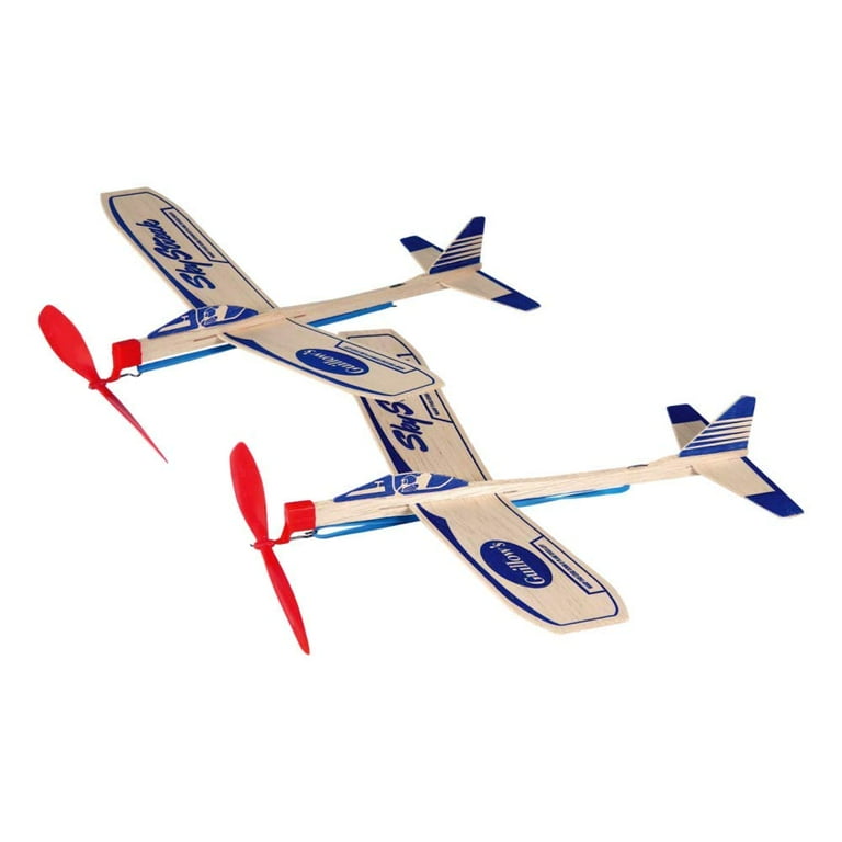 Wupuaait Airplane Gliders Red, Orange, Blue 3 Catapult Airplane