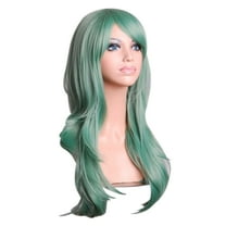 KAWELL 28 Inch/ 70 cm Long Curly Hair Ends Halloween Costume Cosplay Wig