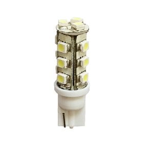 Anyray T10 Warm White 2825 W5W 912 921 168 194 Tower Type LED Bulbs 15 SMD LEDs 3528 1.5W 12-Volts 