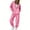 Pink, variant on ShiShine Womens Sweatsuits 2 Piece Set Tracksuit 2025 Trendy Fall Long Sleeve Zip Up Sweatshirt and Sweatpants Jogger Sweatsuit