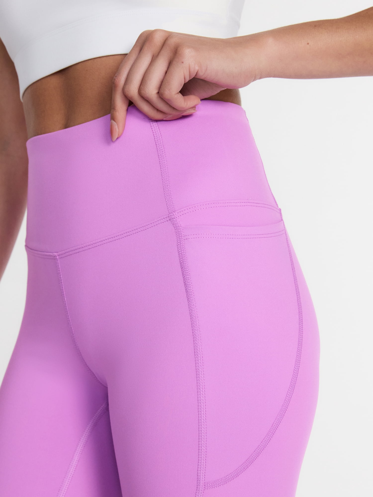 Athletic Works Women's and Women's Plus High Rise Bike Shorts, 7" Inseam, Size XS-4X