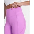 thumbnail image 4 of Athletic Works Women's and Women's Plus High Rise Bike Shorts, 7" Inseam, Size XS-4X, 4 of 5