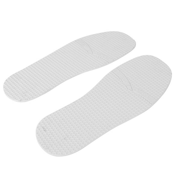 Leather Shoes Shoes Accessory A Pair Leather Shoes Anti Skid Wear Resistant Shoes Sole Raised Grain Rubber Shoes SoleWhite