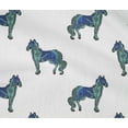 thumbnail image 4 of oneOone Cotton Flex Fabric Horse Block Print Fabric BTY 40 Inch Wide, 4 of 4