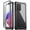 Black, variant on Poetic Guardian Case for Samsung Galaxy A53 5G, Clear Case with Built-in Screen Protector, Pink