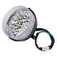 thumbnail image 2 of 3 Wires Head Light, Better Luminous Efficiency LED Front Lamp Durable DC12V  For Go Kart, 2 of 8