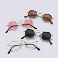 thumbnail image 3 of Jumpingount Gafas de sol unisex con montura ligera, estilo retro, estilo steam punk, con protección , estilo dorado, doble té Type3 NO3, 3 of 6