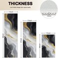thumbnail image 4 of Black White Gold Marble Pattern Kitchen Rugs Sets Of 3,Kitchen Runner Rugs Non Skid Washable,Decorative Kitchen Floor Mats for Kitchen,Sink,Laundry,17"x30"+ 17"x47" + 17"x59", 4 of 6